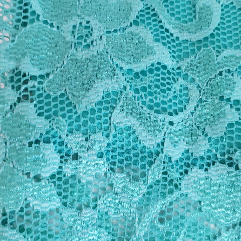 Turquoise strapless - Picture 2 of 2